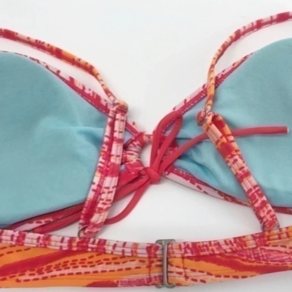 ATHLETA ZANZIBAR SCRUNCH TIE BIKINI TOP SI…